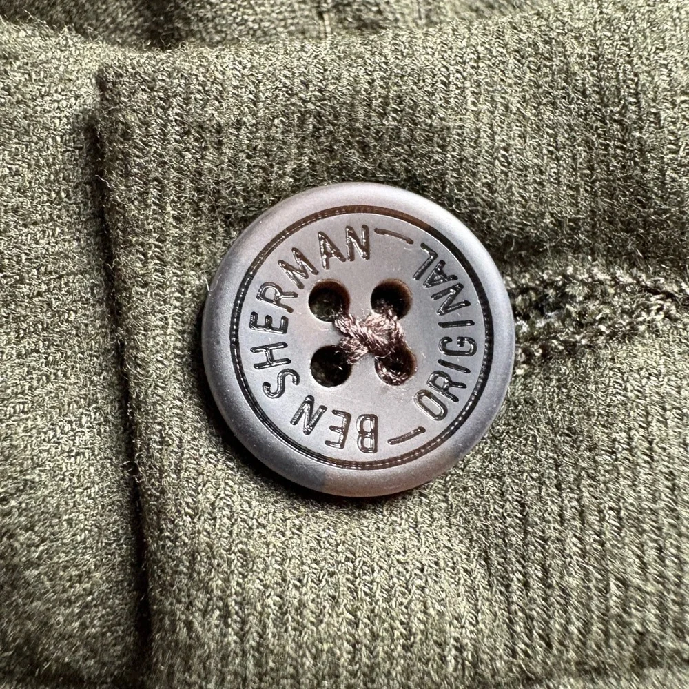 The Original Ben Sherman Straight Fit Men’s Twill Pants 34x32 Stretch‎ NWT Olive